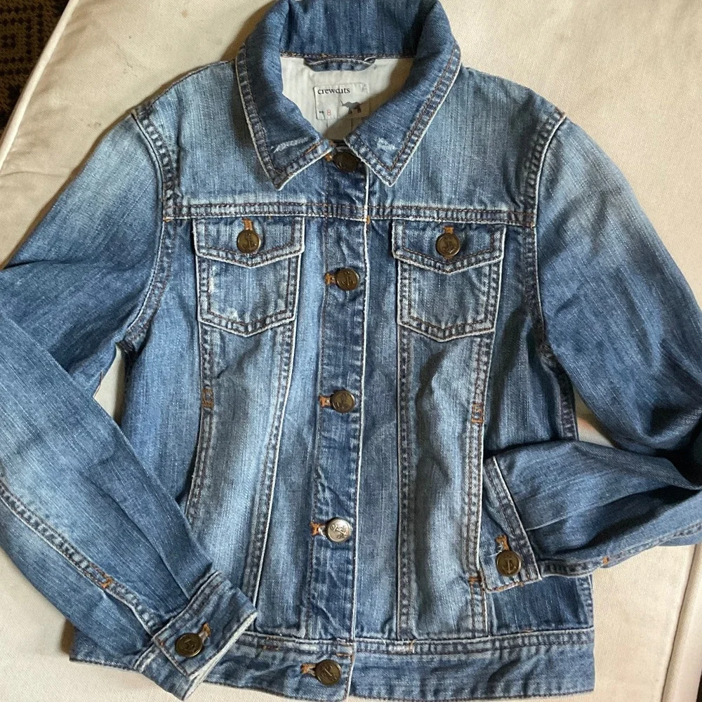 Crewcuts Denim Jacket Size 8